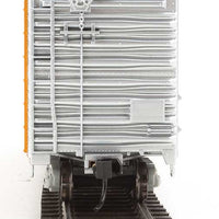 50' PC&F Insulated Boxcar - Ready to Run -- Union Pacific(R) #499002 (yellow, silver; "...The Automated Rail Way" Slog