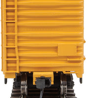 50' PC&F Insulated Boxcar - Ready to Run -- Fruit Grower's Express SCL #593955 (yellow, silver, black)