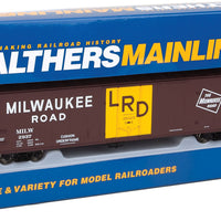 50' PC&F Insulated Boxcar - Ready to Run -- Milwaukee Road #2937 (Boxcar Red, black, white; LRD Door Markings)