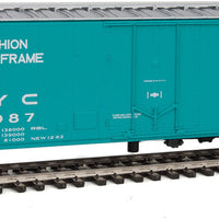 50' PC&F Insulated Boxcar - Ready to Run -- New York Central #78987 (Jade Green, silver, black; Large Cigar Band Logo)