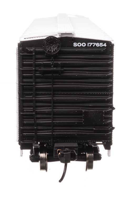 50' PC&F Insulated Boxcar - Ready to Run -- Soo Line #177654-3