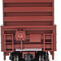 60' High Cube Plate F Boxcar - Ready to Run -- Kansas City Southern #759162 (brown, white; Yellow Conspicuity Markings)