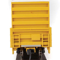 60' High-Cube Plate F Boxcar - Ready to Run -- TTX TBOX #661229 (yellow, black, Red TTX and Next Load Any Road Logos)
