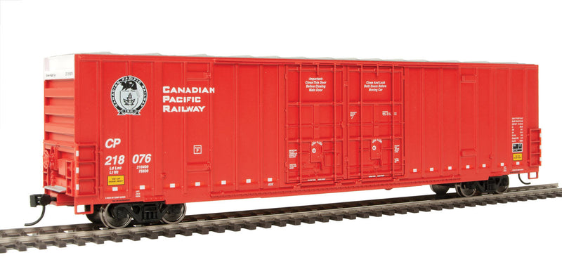 60' High-Cube Plate F Boxcar - Ready to Run -- Canadian Pacific #218076-1