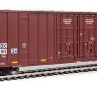 60' High-Cube Plate F Boxcar - Ready to Run -- TTX TOBX #889034
