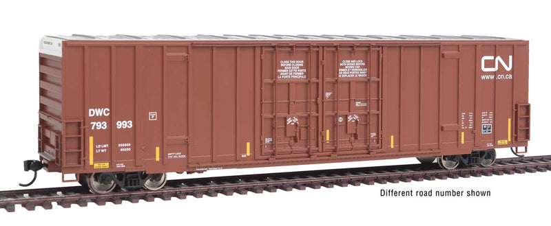 60' High Cube Plate F Boxcar - Ready to Run -- Canadian National #794177