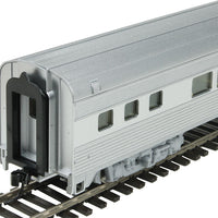 85' Budd Small-Window Coach - Ready to Run -- Painted, Unlettered (silver)