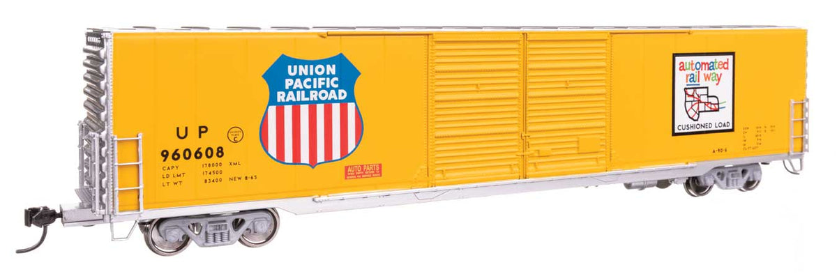 60' Pullman-Standard Double Door Auto Parts Boxcar - Ready to Run -- Union Pacific(R) #960608-2