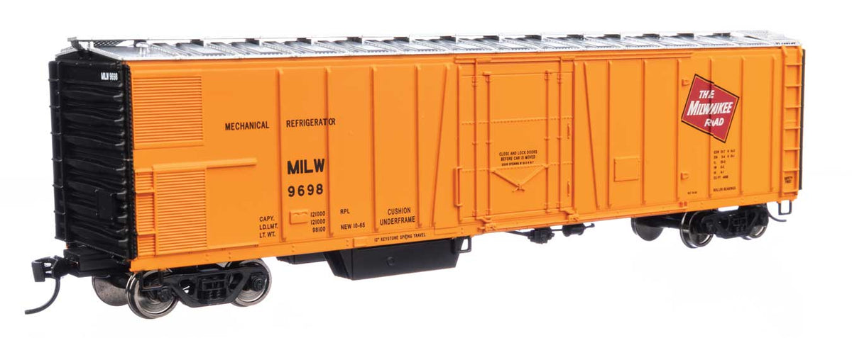 50' AAR Mechanical Refrigerator Car - Ready-to-Run -- Milwaukee Road #9698-2