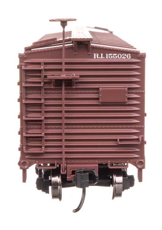 40' Double Sheathed Wood Boxcar - Ready to Run -- Rock Island #155026-3