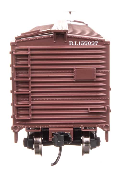 40' Double Sheathed Wood Boxcar - Ready to Run -- Rock Island #155037-4