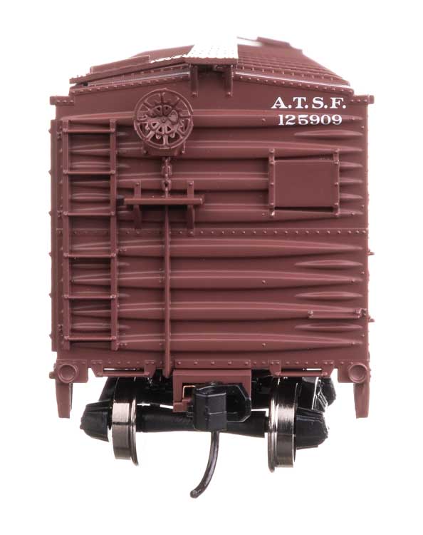 40' ARA Single Sheathed Boxcar with Dreadnaught Ends - Ready to Run -- Santa Fe #125909-3