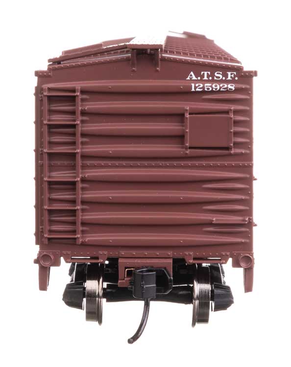 40' ARA Single Sheathed Boxcar with Dreadnaught Ends - Ready to Run -- Santa Fe #125928-4