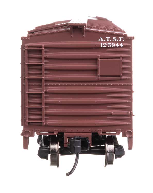 40' ARA Single Sheathed Boxcar with Dreadnaught Ends - Ready to Run -- Santa Fe #125944-4