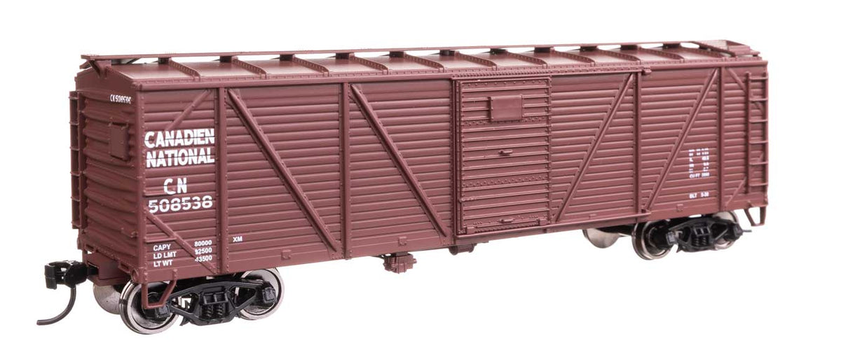 40' ARA Single Sheathed Boxcar with Dreadnaught Ends - Ready to Run -- Canadian National #508538-2