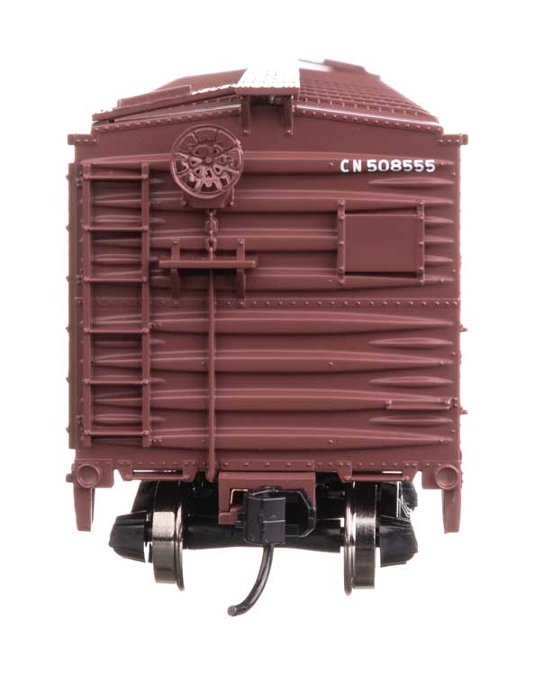 40' ARA Single Sheathed Boxcar with Dreadnaught Ends - Ready to Run -- Canadian National #508555-3