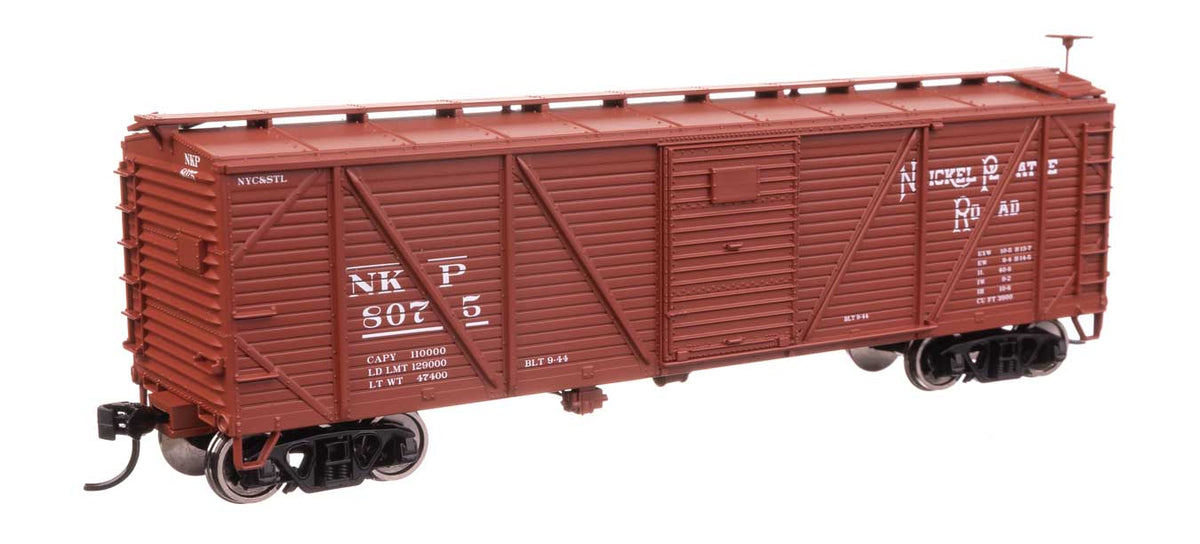 40' ARA Single Sheathed Boxcar - Ready to Run -- Nickle Plate Road #8075-2