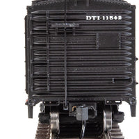 40' Rebuilt Steel Boxcar - Ready To Run -- Detroit, Toledo & Ironton #11542 (Boxcar Red, black; Compass Logo)