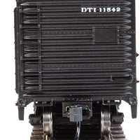 40' Rebuilt Steel Boxcar - Ready To Run -- Detroit, Toledo & Ironton #11542 (Boxcar Red, black; Compass Logo)