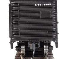 40' Rebuilt Steel Boxcar - Ready To Run -- Detroit, Toledo & Ironton #11545 (Boxcar Red, black; Compass Logo)