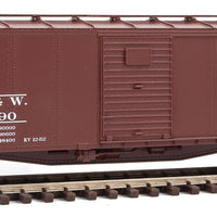 40' Rebuilt Steel Boxcar - Ready To Run -- Delaware, Lackawanna & Western #36390 (Boxcar Red, Phoebe Snow Slogan)