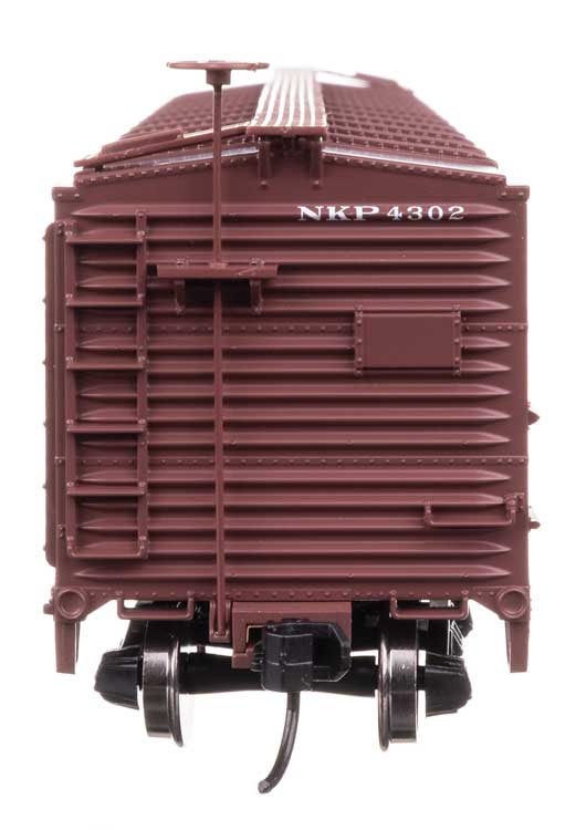 40' Steel Boxcar with Murphy Ends - Ready to Run -- Nickel Plate Road #4302-3