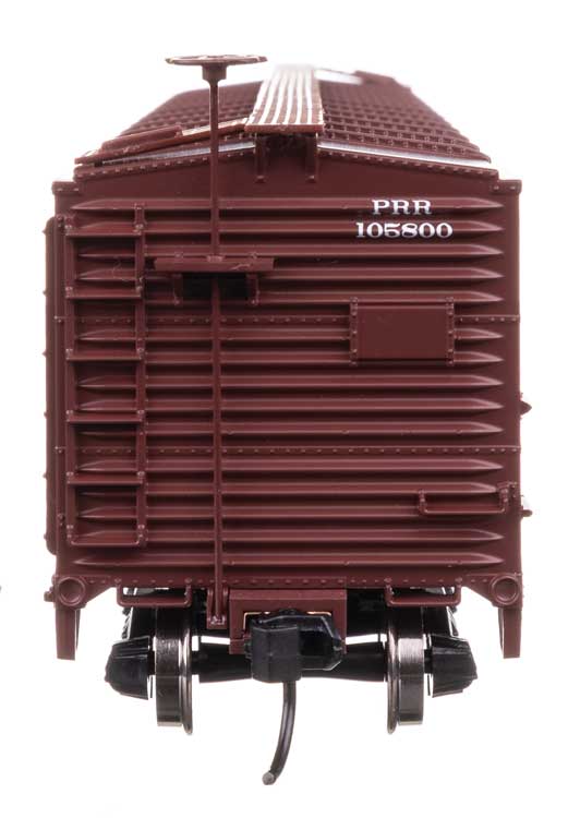40' Steel Boxcar with Murphy Ends - Ready to Run -- Pennsylvania Railroad #105800-3