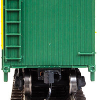 40' Early Reefer - Ready To Run -- North Western Refrigerator Line #15130 (yellow, green, Boxcar Red; CNW Logo)