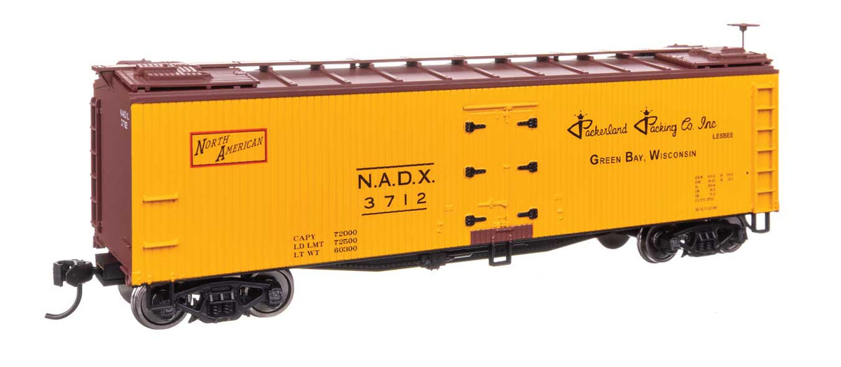 40' Early Reefer - Ready To Run -- Packerland Packing Co. NADX #3712-2