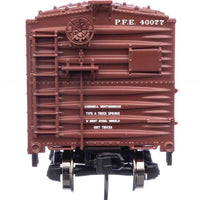 40' Steel Reefer with Dreadnaught Ends - Ready To Run -- Pacific Fruit Express(TM) #40077 (Overland Logo Side 1/SP Lines Logo Side 2)