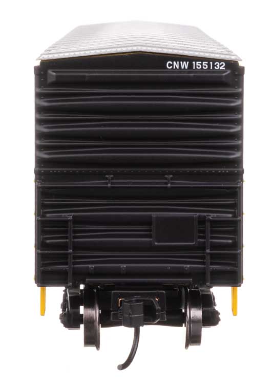 50' ACF Exterior Post Dreadnaught End Plate B Boxcar - Ready to Run -- Chicago & North Western(TM) #155132-4