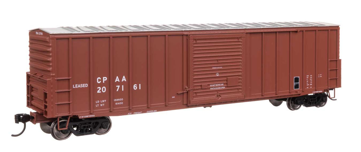 50' ACF Exterior Post Dreadnaught End Plate B Boxcar - Ready to Run -- Canadian Pacific #207161-2