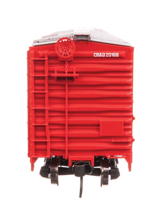 50' AAR Single Door Boxcar - Ready to Run -- Chicago, Burlington & Quincy #20168-3