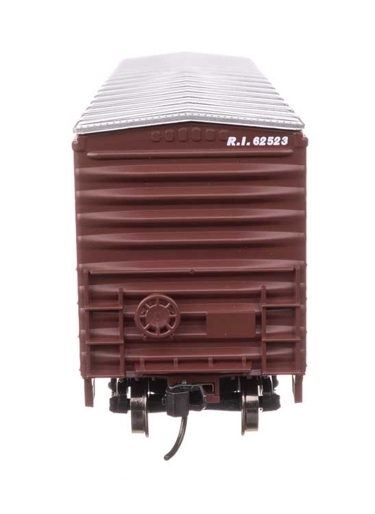 50' Waffle Side Boxcar - Ready To Run -- Rock Island #62523 (Pullman-Standard Door)-3