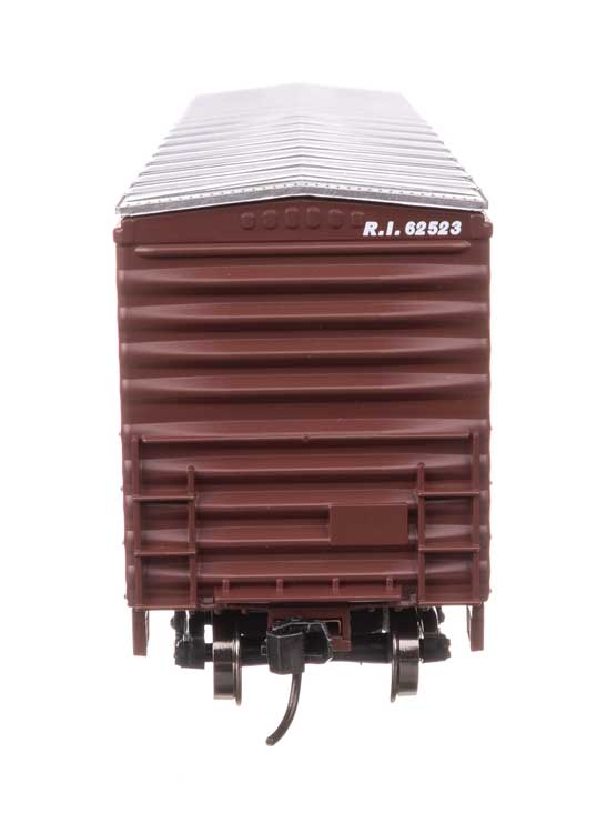 50' Waffle Side Boxcar - Ready To Run -- Rock Island #62523 (Pullman-Standard Door)-4