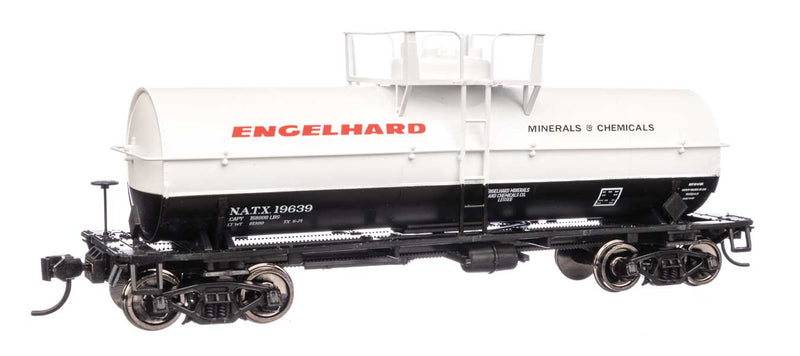 36' 10,000-Gallon Insulated Tank Car w/Large Dome, Bolted Jacket - Ready to -- Engelhard Minerals & Chemicals NATX #19639-1