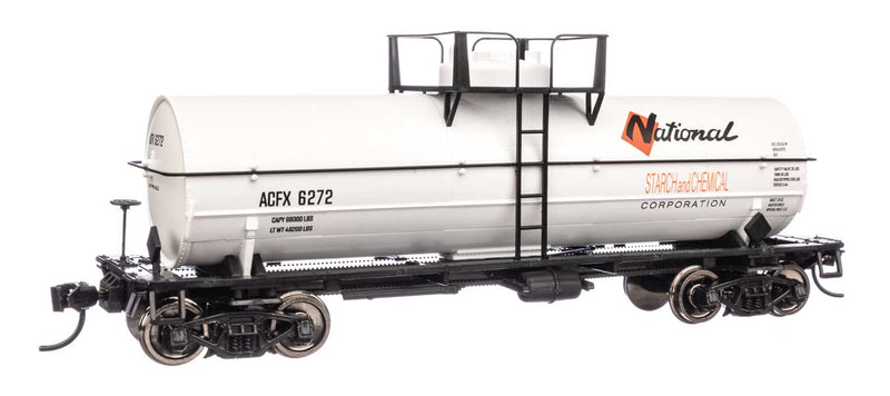 36' 10,000-Gallon Insulated Tank Car w/Large Dome, Bolted Jacket - Ready to -- National Starch & Chemical ACFX #6272-1