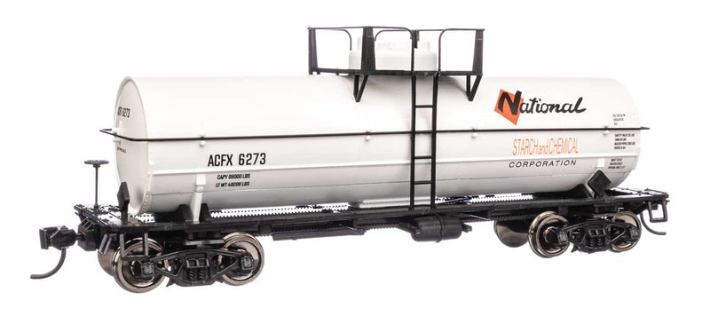 36' 10,000-Gallon Insulated Tank Car w/Large Dome, Bolted Jacket - Ready to -- National Starch & Chemical ACFX #6273-1