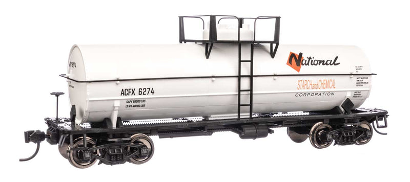 36' 10,000-Gallon Insulated Tank Car w/Large Dome, Bolted Jacket - Ready to -- National Starch & Chemical ACFX #6274-1