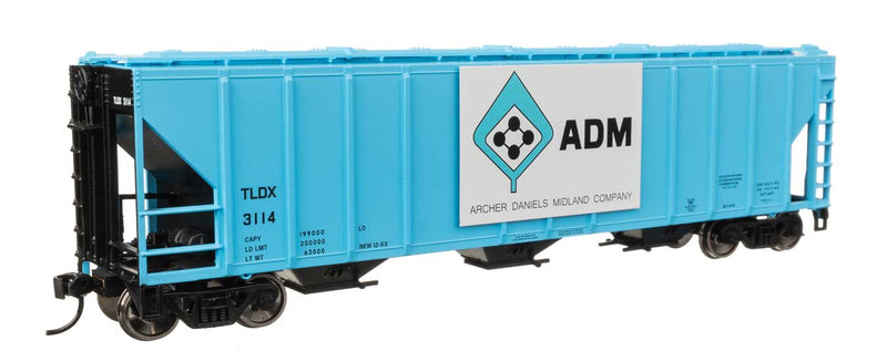 50' Pullman-Standard PS2-CD 4427 3-Bay Covered Hopper - Ready to Run -- Archer-Daniels-Midland #3114-1