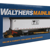 50' Front Runner with Trailer - Ready-to-Run -- Trailer-Train TTOX #120034 w/45' TOTE Trailer #750054 (Car: yellow, black)