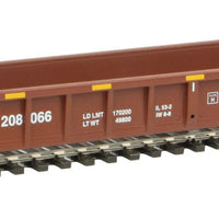 53' NSC Well Car - Ready to Run -- Burlington Northern & Santa Fe #208066 (Boxcar Red, Wedge Logo)