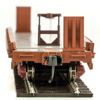 53' GSC Piggyback Service Flatcar - Ready to Run -- Pennsylvania Railroad #475582 (Tuscan, Early Hitch)