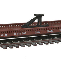 75' Piggyback Flatcar - Ready to Run -- Chicago, Burlington & Quincy #94500