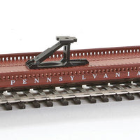 75' Piggyback Flatcar - Ready to Run -- Pennsylvania Railroad #470749 (Tuscan, Full Roadname)