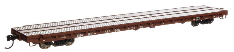 60' Pullman-Standard Flatcar - Ready to Run -- BNSF #584966-1