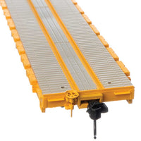60' Pullman-Standard Flatcar - Ready to Run -- Trailer-Train OTTX #90170 (Farm machinery; yellow, black, white)