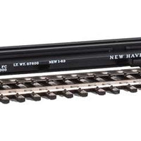 85' General American G85 Flatcar - Ready to Run -- New Haven #16049 (black)