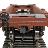 NSC 3-Unit 53' Drawbar-connected Well Car - Ready-to-Run -- Burlington Northern & Santa Fe #211597 (Boxcar Red, Wedge Logo)