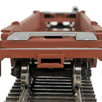 NSC 3-Unit 53' Drawbar-connected Well Car - Ready-to-Run -- Burlington Northern & Santa Fe #211597 (Boxcar Red, Wedge Logo)